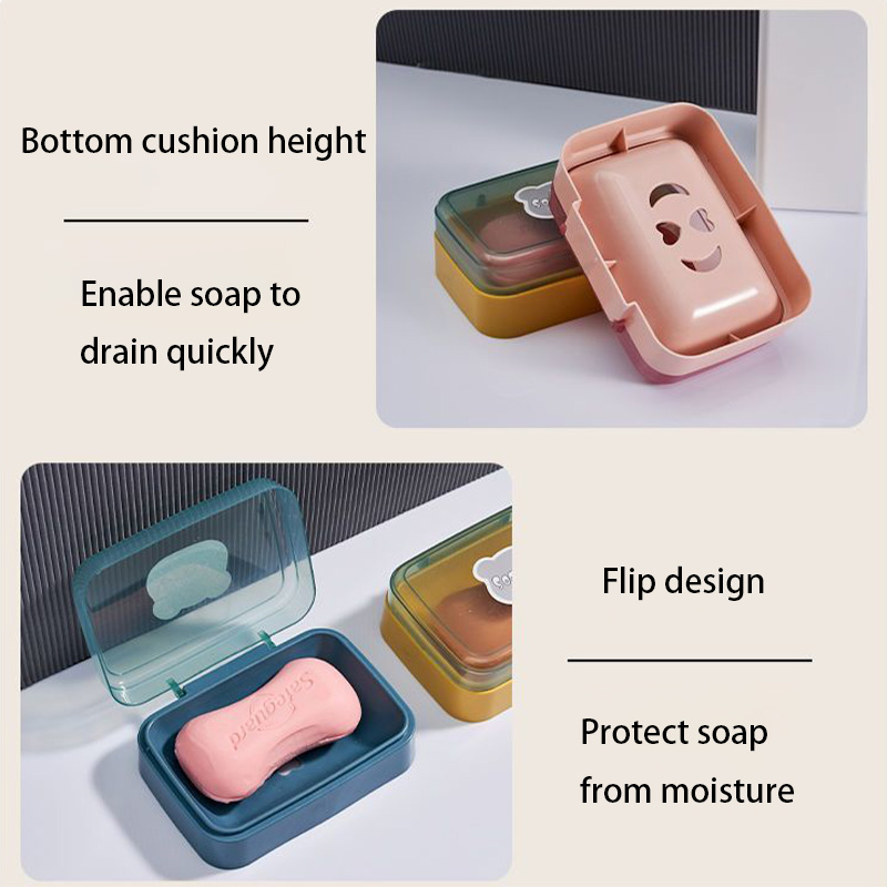 #Soap storage box with Bottom padding design