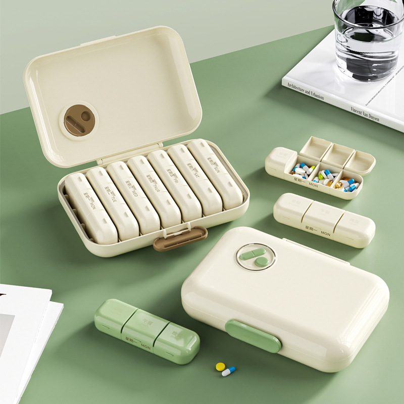 #Rectangular pill storage box