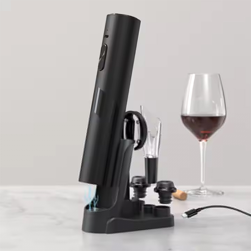Ensemble de tire-bouchon électrique rechargeable