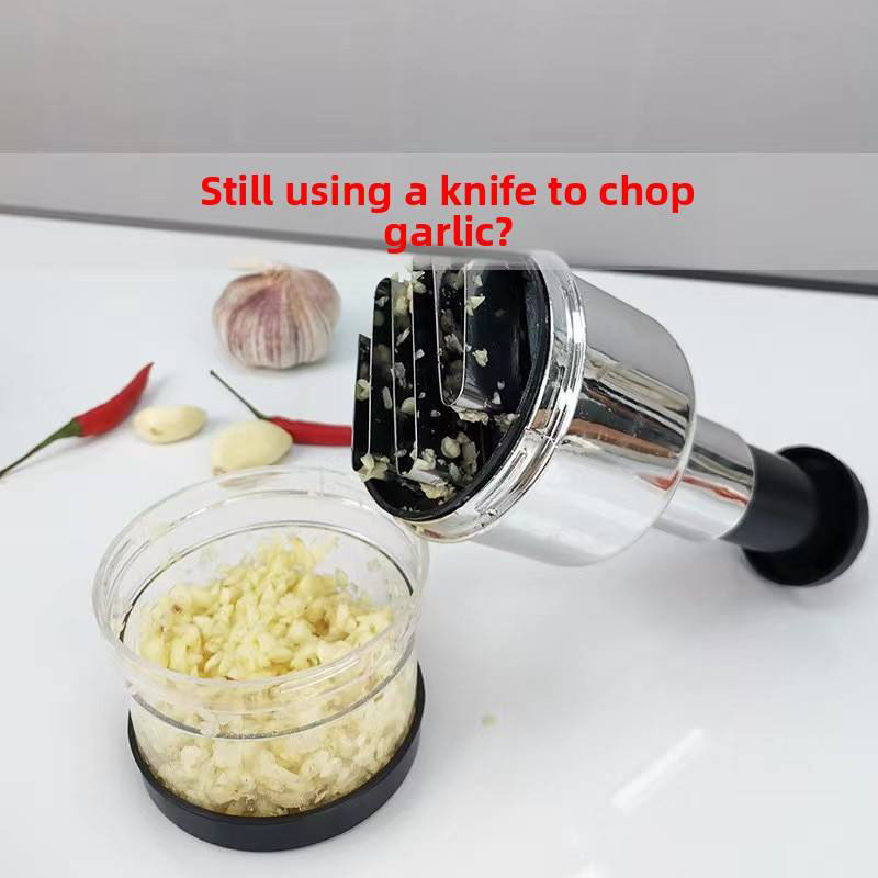 Mini manual press onion slicer