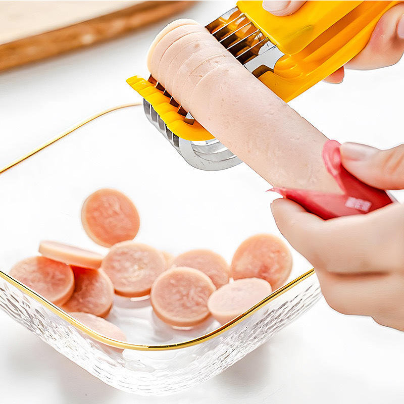 Stainless steel banana cutter